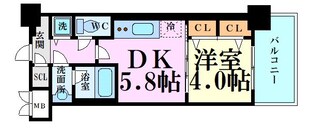 プレジオ江坂SOUTHの物件間取画像